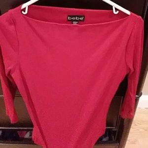 Red bebe top
